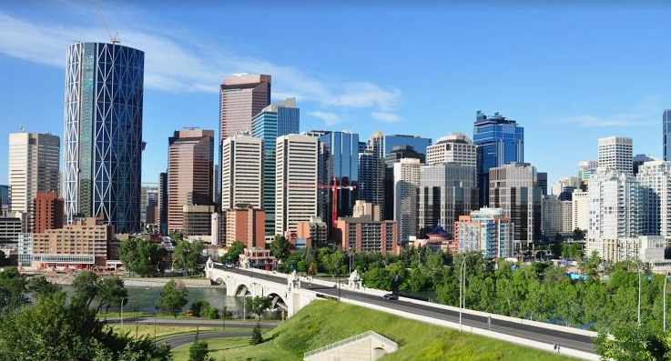 Calgary downtown skyline