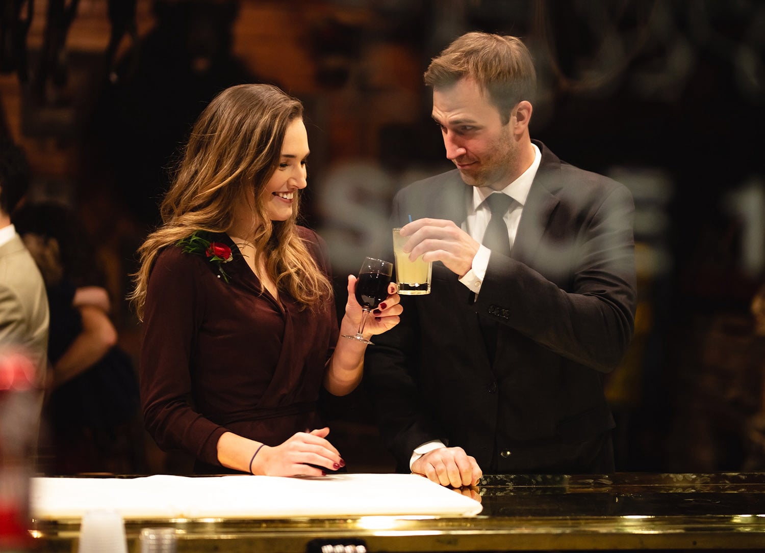 Toronto sugar members enjoying a stylish evening by the skyline