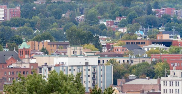 Sherbrooke riverside view